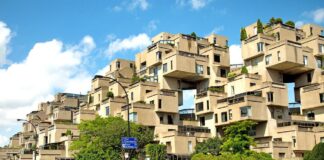 Architecture of apartment buildings
