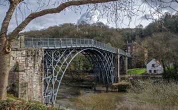 Progress in engineering as a challenge for architects Severn River in Coalbrookdale
