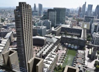 An architecture for ordinary people? Modernism Barbican Center Housing, London, Chamberlin, Powell & Bon, 1965