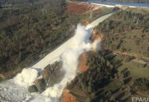 Large-scale evacuation in California