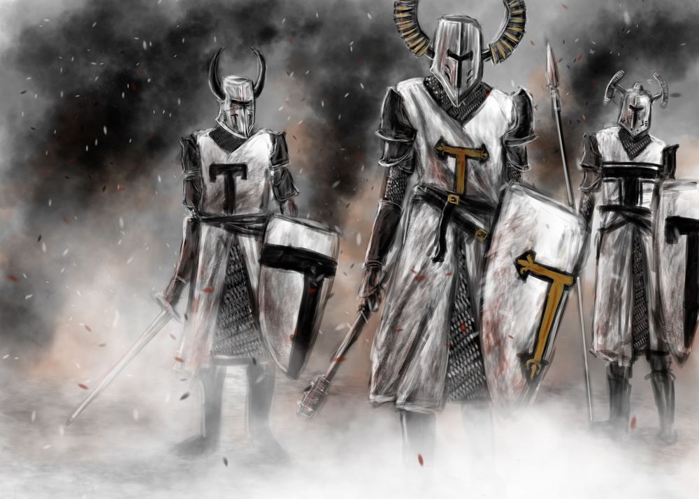 According to the plan of the grandmaster of the Teutonic Order According to the plan of the grandmaster of the Teutonic Order